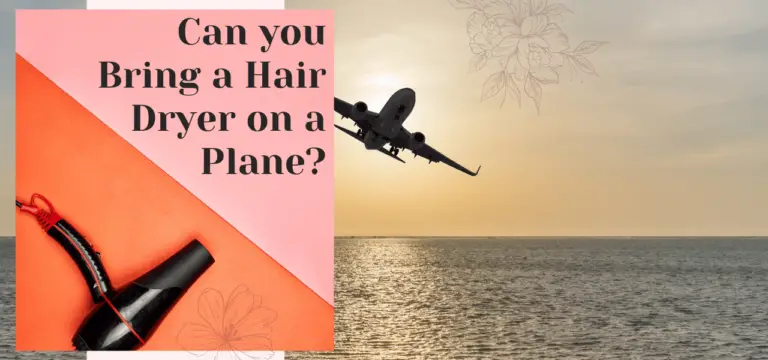 Can you Bring a Hair Dryer on a Plane?