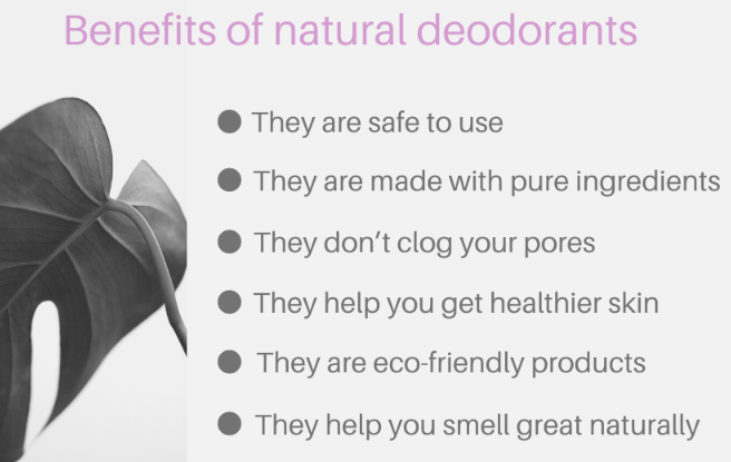 Benefits of switching to a natural deodorant