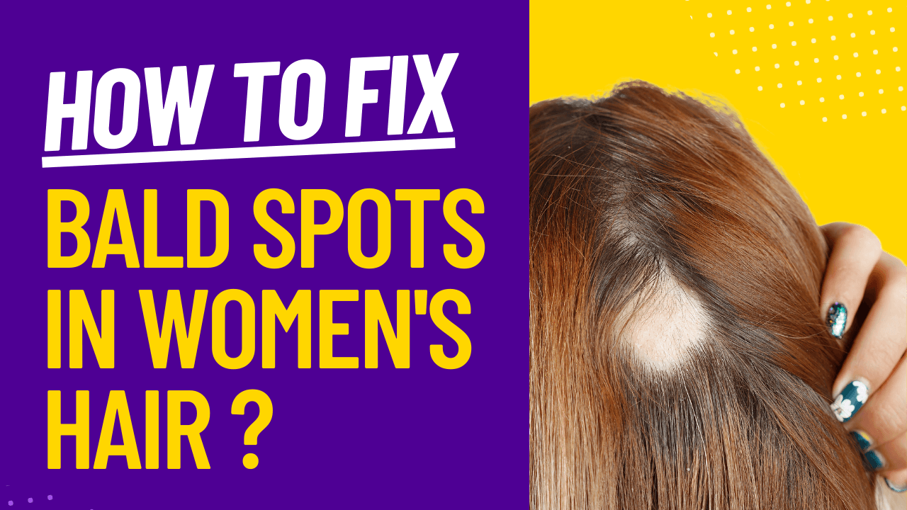 fix bald spots in women's hair