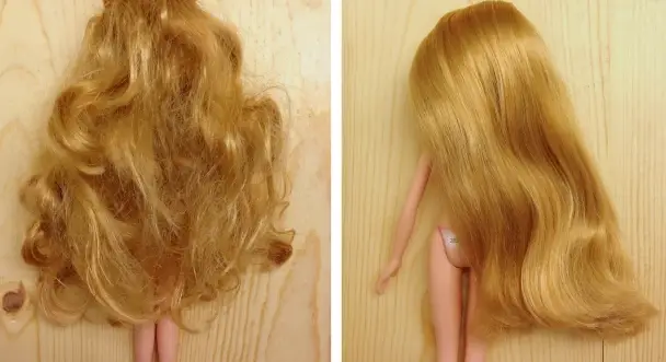 how to successfully straighten doll hair