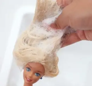 Ways to Wash Doll Hair 